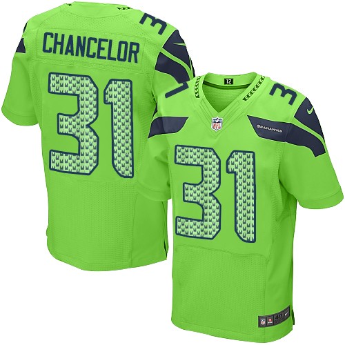 NFL Kam Chancellor Seattle Seahawks Elite Alternate Nike Jersey - Green