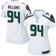 NFL Kevin Williams Seattle Seahawks Women's Game Road Nike Jersey - White
