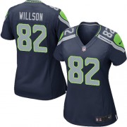 NFL Luke Willson Seattle Seahawks Women's Game Team Color Home Nike Jersey - Navy Blue