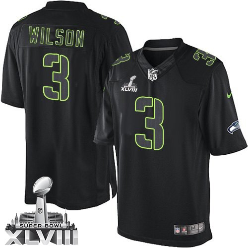 NFL Russell Wilson Seattle Seahawks Limited Super Bowl XLVIII Nike ...