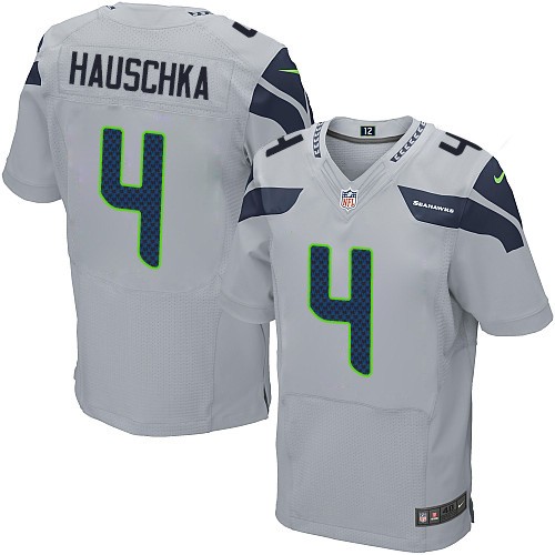 NFL Steven Hauschka Seattle Seahawks Elite Alternate Nike Jersey - Grey