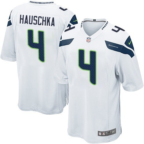 NFL Steven Hauschka Seattle Seahawks Game Road Nike Jersey - White