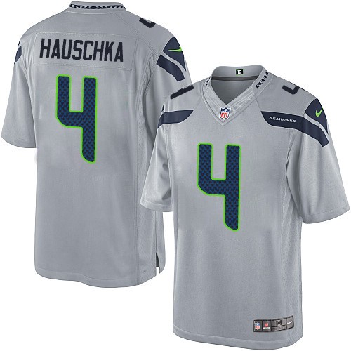 NFL Steven Hauschka Seattle Seahawks Limited Alternate Nike Jersey - Grey