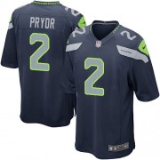 NFL Terrelle Pryor Seattle Seahawks Game Team Color Home Nike Jersey - Navy Blue