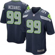 NFL Tony McDaniel Seattle Seahawks Game Team Color Home Nike Jersey - Navy Blue