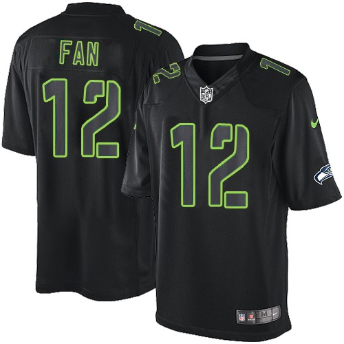 black and grey seahawks jersey