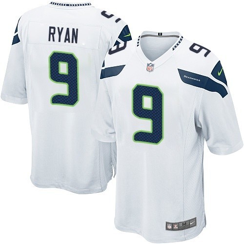 NFL Jon Ryan Seattle Seahawks Youth Elite Road Nike Jersey - White